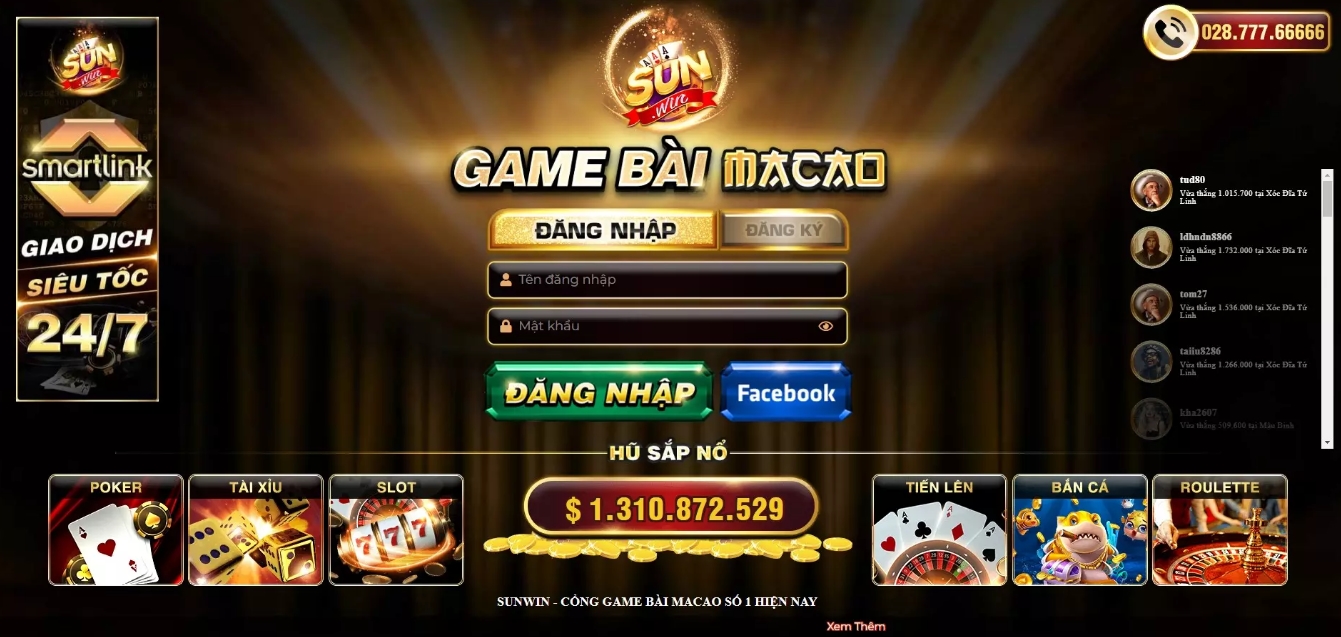 Truy cập cổng game Sunwin chiến game xóc đĩa đổi thưởng online