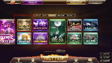 Chơi Tiến lên miền nam tai Sunwin giật thưởng làm giàu siêu đã