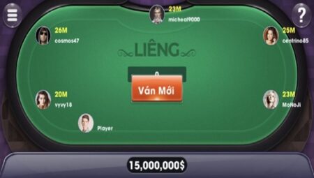 Đặt cược chính với liêng tại Sun win