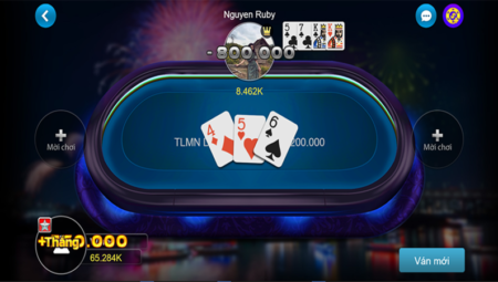 Thao tác khi bắt đầu chơi game bài khi tai Sunwin