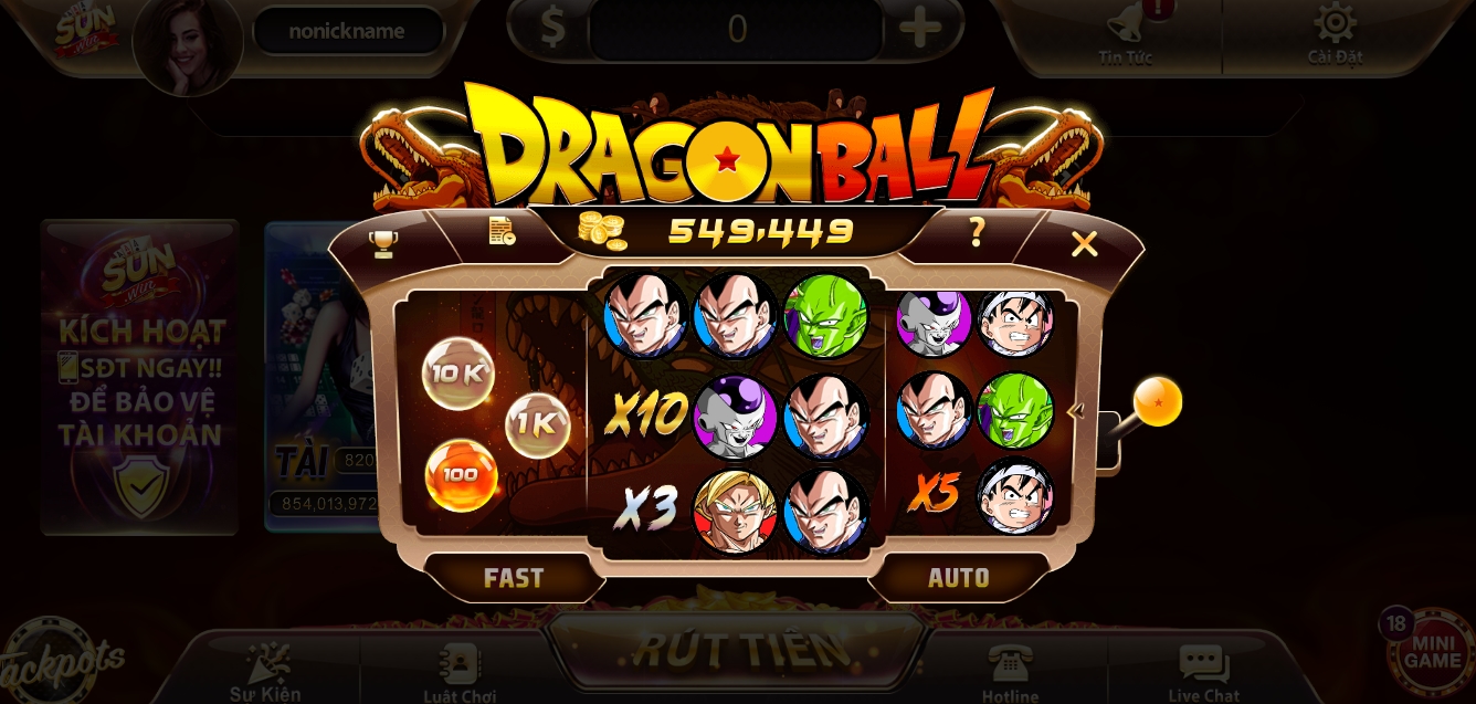 Cần biết về mini game Dragon ball tại cổng game Sunwin