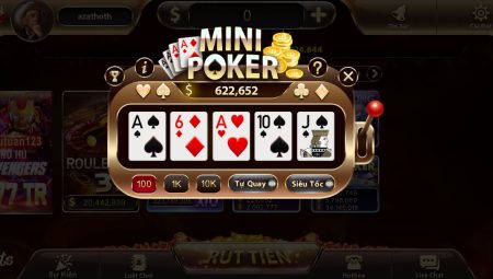 Tổng quát luật cược game Mini Poker ở Sun20