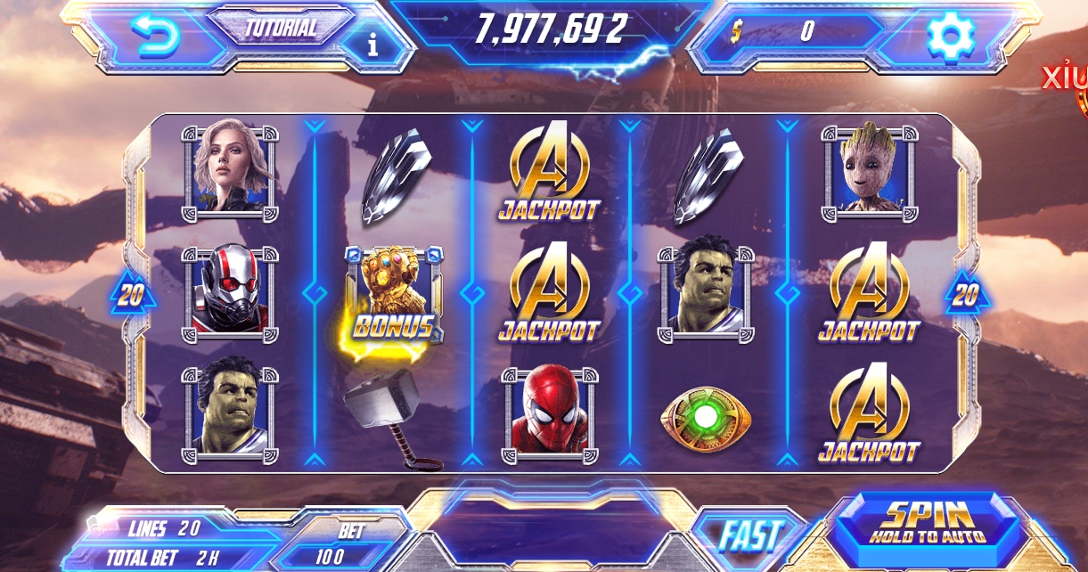Hướng dẫn game thủ tham gia Sun 20 cược game Avengers