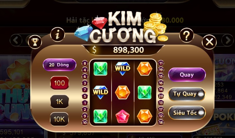 Thông tin cần biết về mini game Kim cương ở Sunwin 20